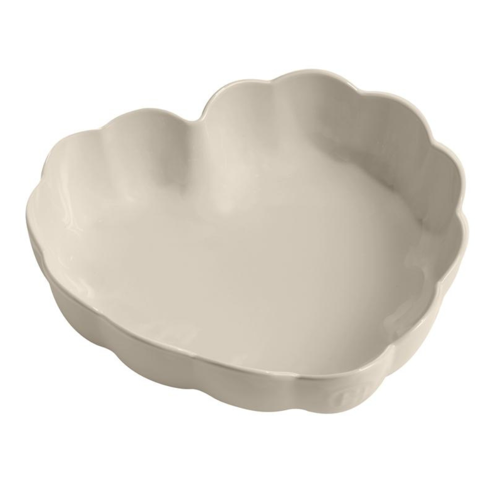 Emile Henry Madeleine Heart-Shaped Dish - Clay