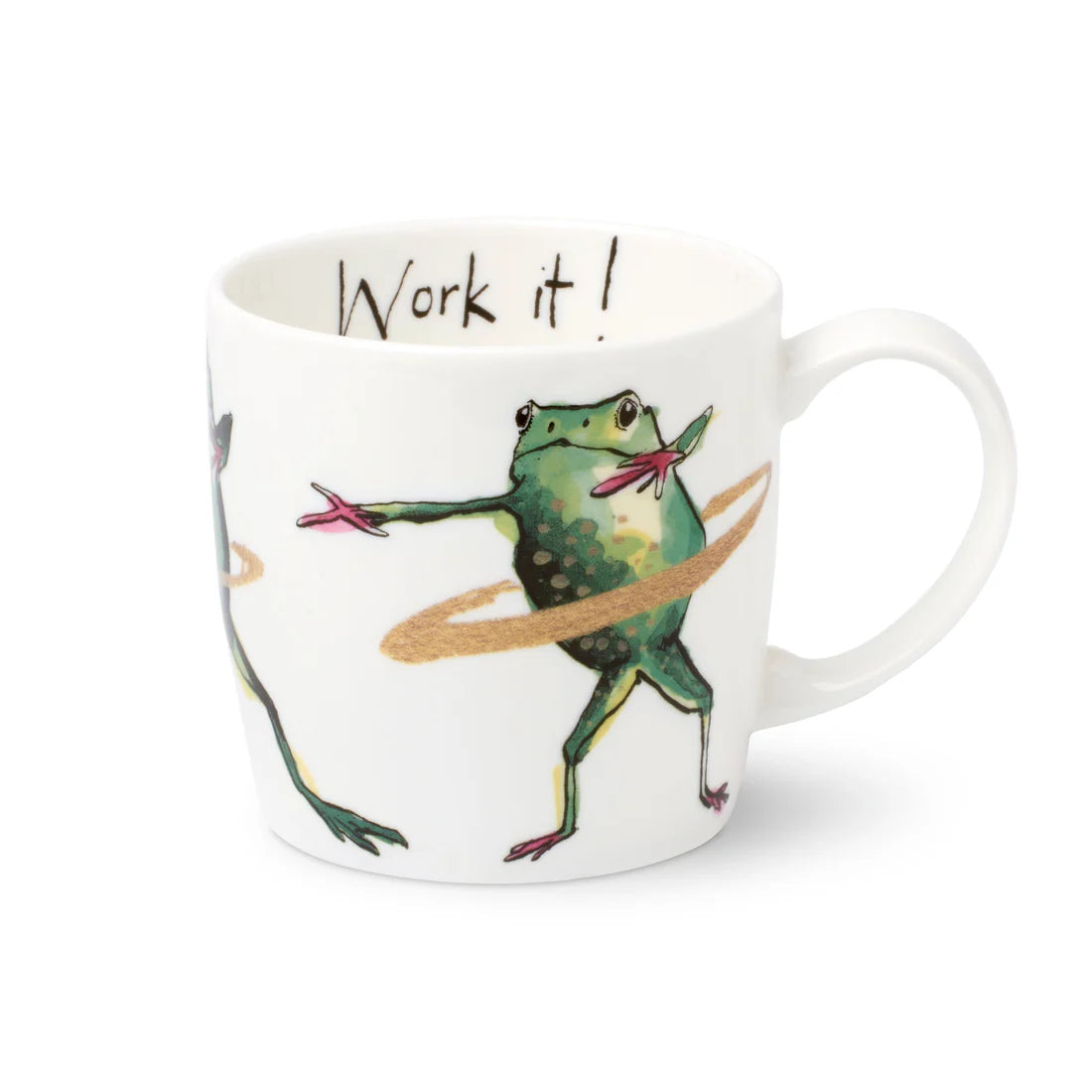Anna Wright - Work It! Frog Mug