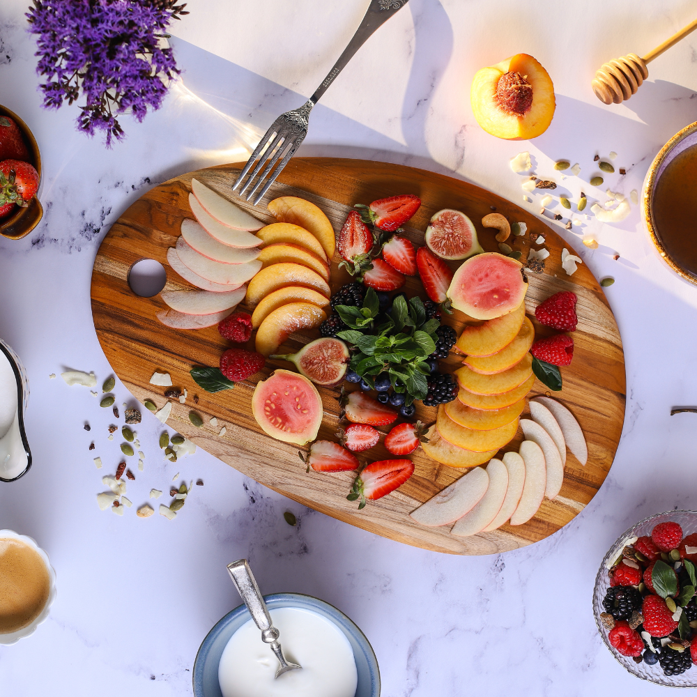 TeakHaus Elegant Oval Board - Small