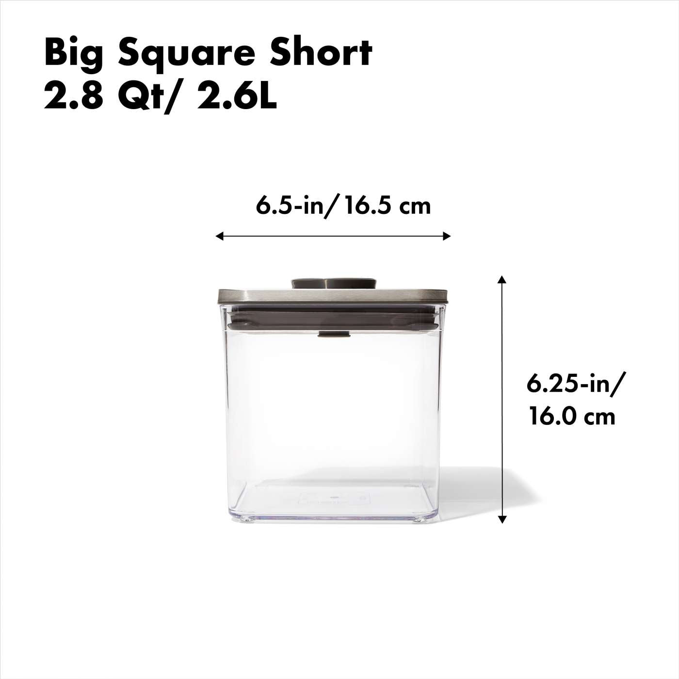 Oxo POP Container Big Square Short (2.6 L)