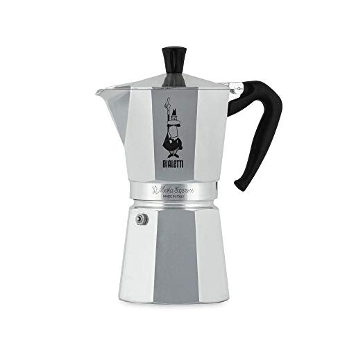Bialetti Moka Express Aluminium Stovetop Coffee Maker (9 Cup)