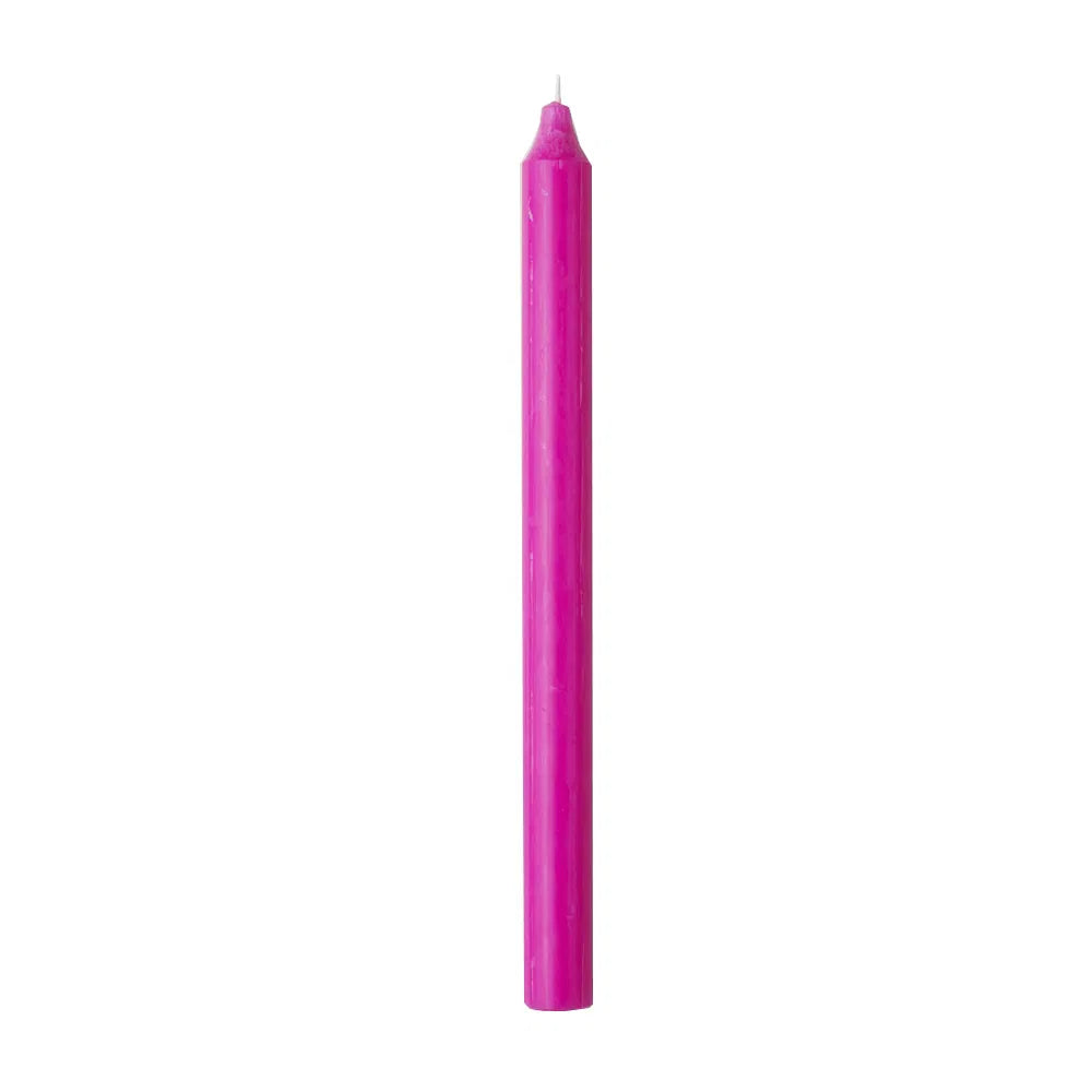 Cidex Rustic 2.2 X 29cm Candle - Hot Pink