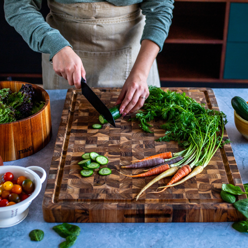 TeakHaus Butcher Block Carving & Cutting Board