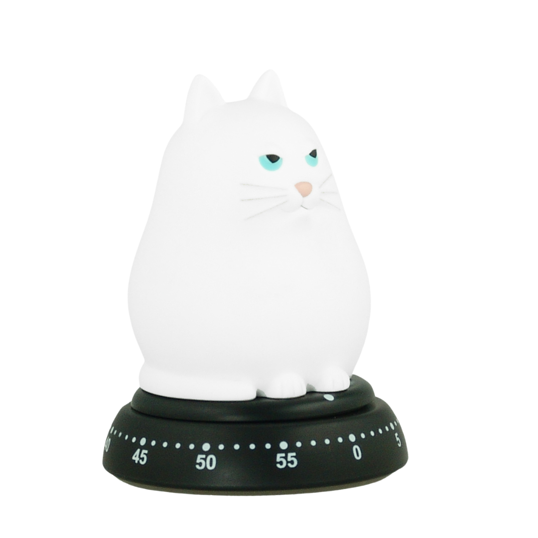 Bengt Ek Design Timer - White Cat