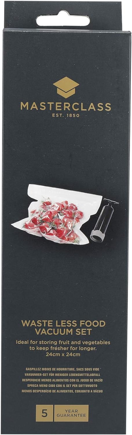 Masterclass Vacuum Bag Set With Pump 5 pce