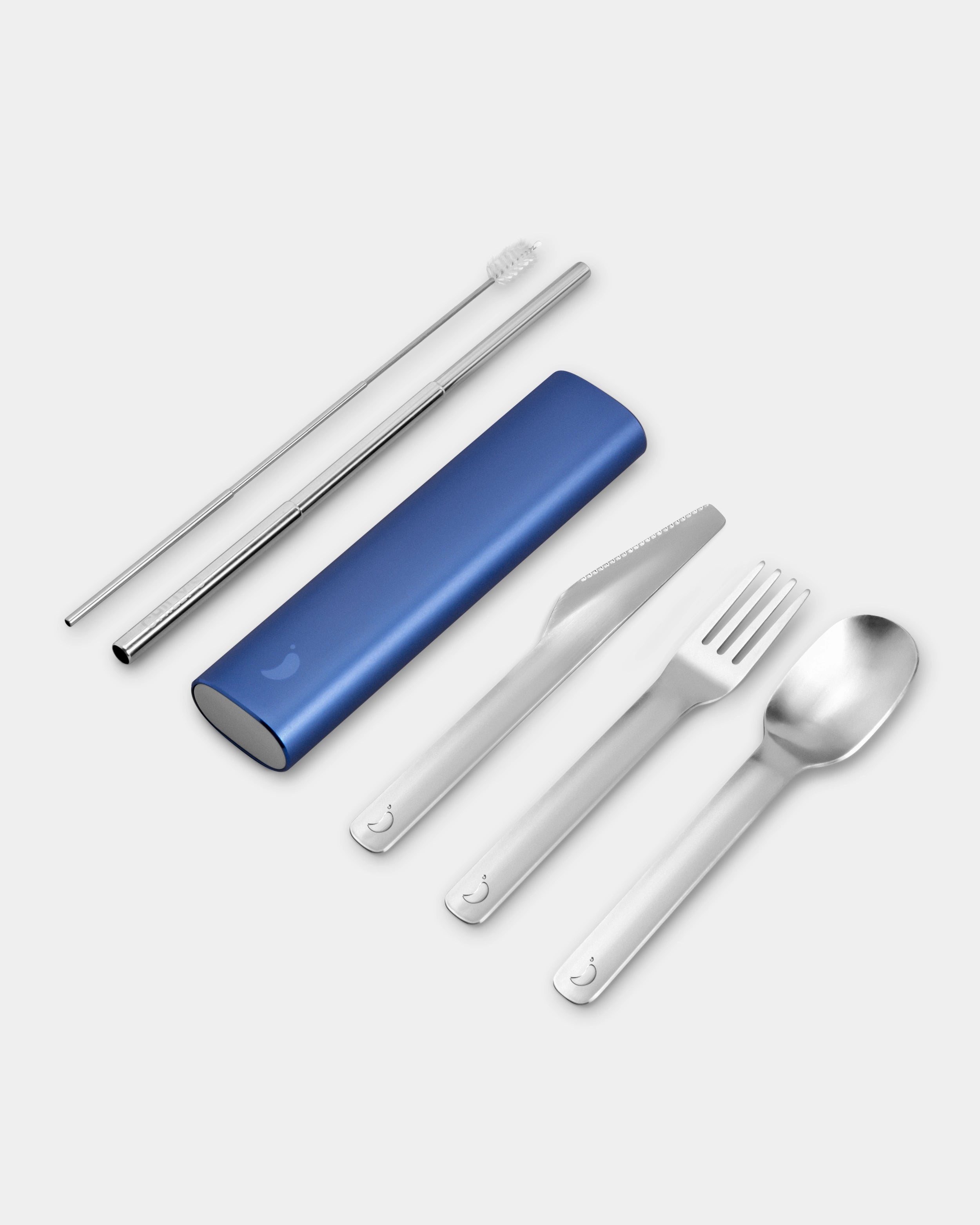 Chilly's Cutlery Set - Whale Blue