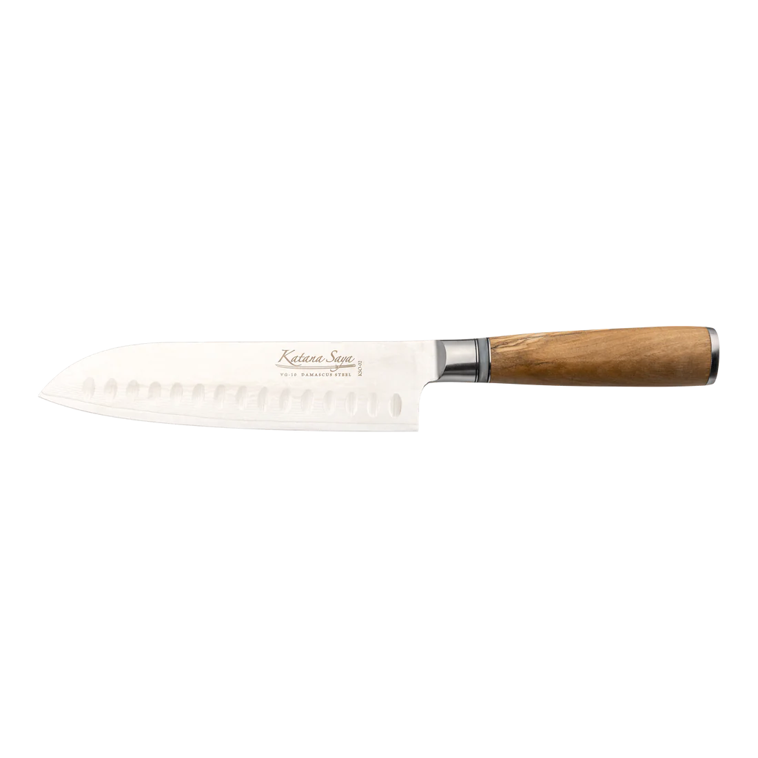 Katana Saya 18cm Santoku Knife (Wooden Sheath)