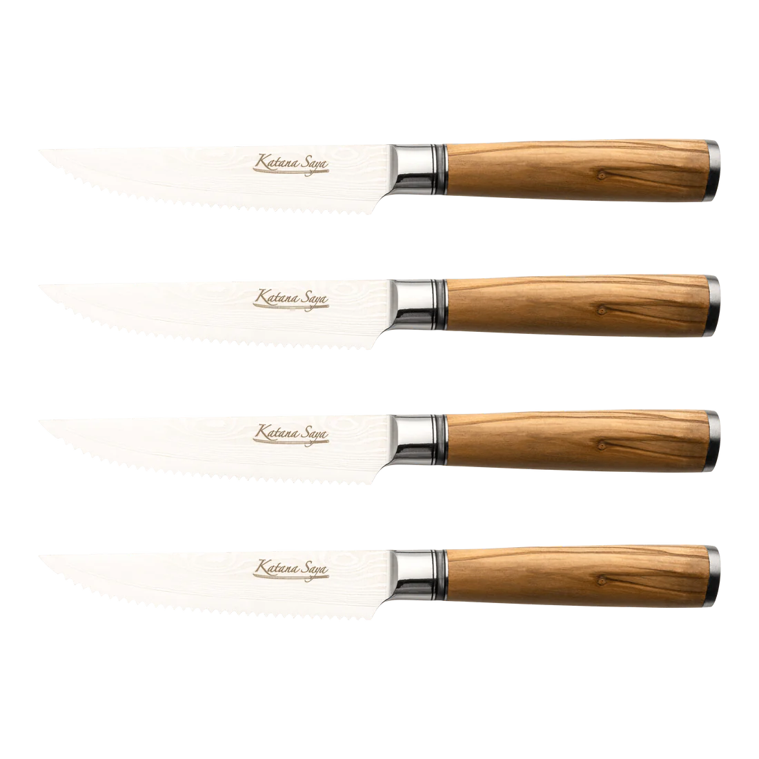 Katana Saya 4pc Steak Knife Set