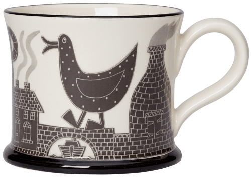 Moorland Ay Up Duck Scene Mug