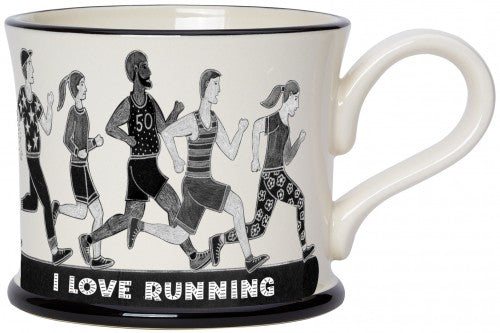 Moorland I Love Running Mug