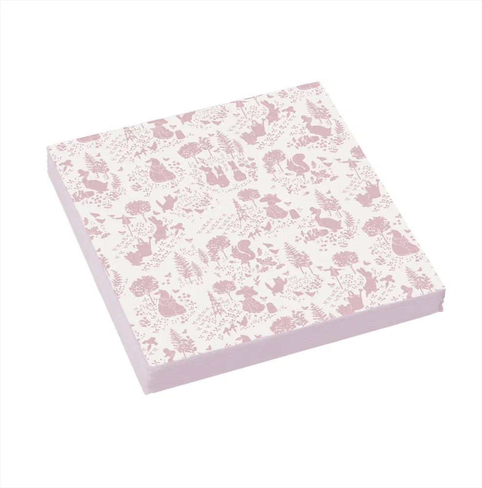 Peter Rabbit Classic Napkins Pink