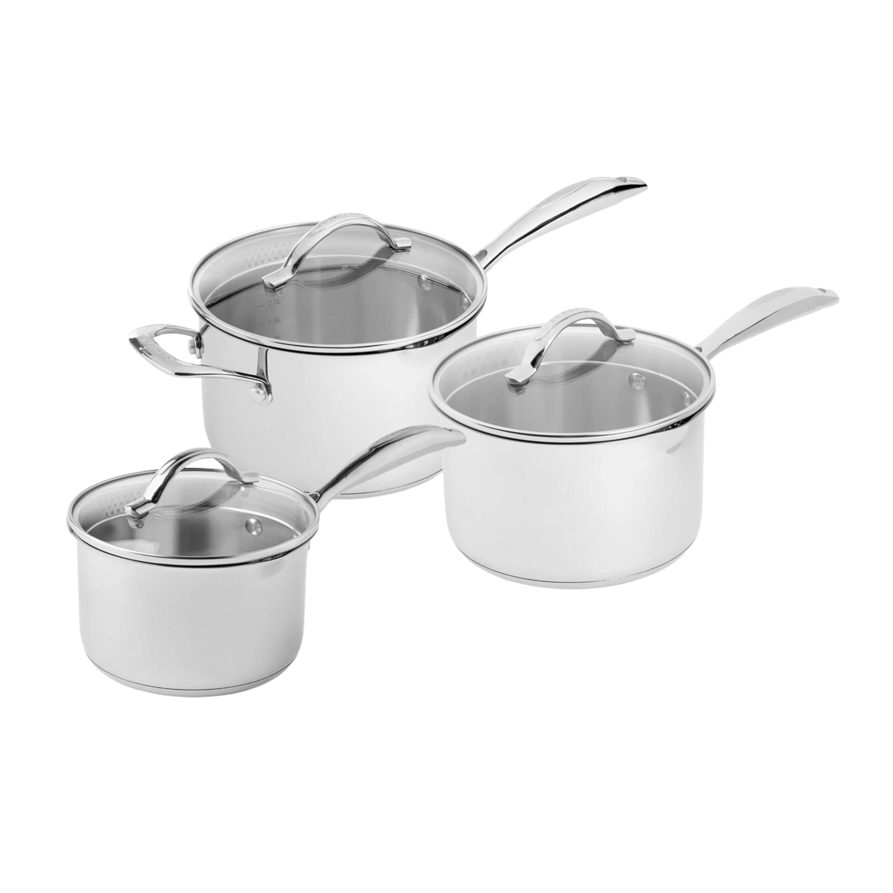 SCANPAN STS 3pc Saucepan Set