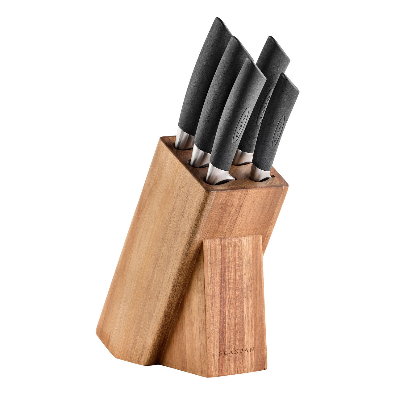 SCANPAN Sax 5pc Knife Block Set