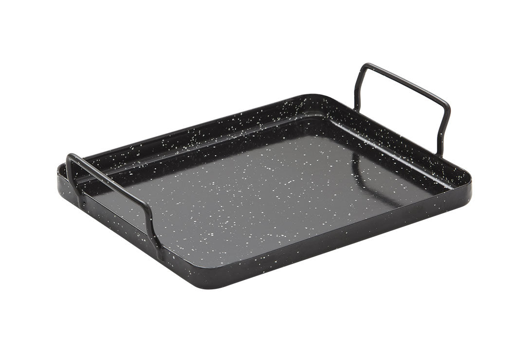 Vaello Enamelled Steel Tray - 18x18 cm