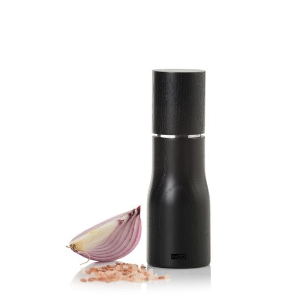 AdHoc Pepper/Salt Mill Levo Black 15cm - Simmer and Slice