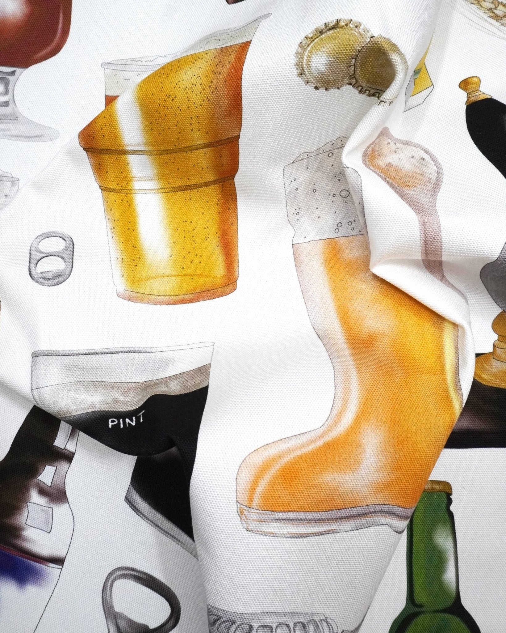 Beer Tea Towel - British Made - Cotton Towel - Novelty - Simmer and Slice