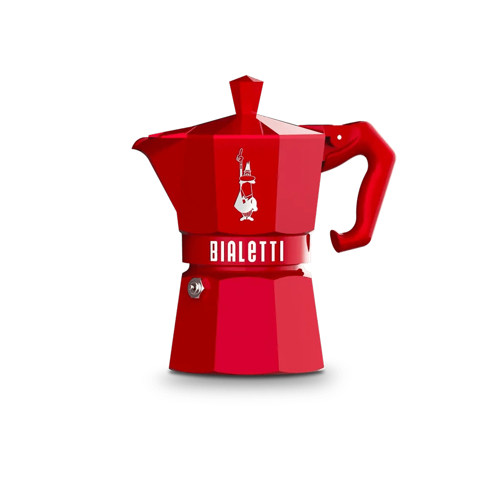 Bialetti Moka Express Exclusive (3 Cup) - Red - Simmer and Slice