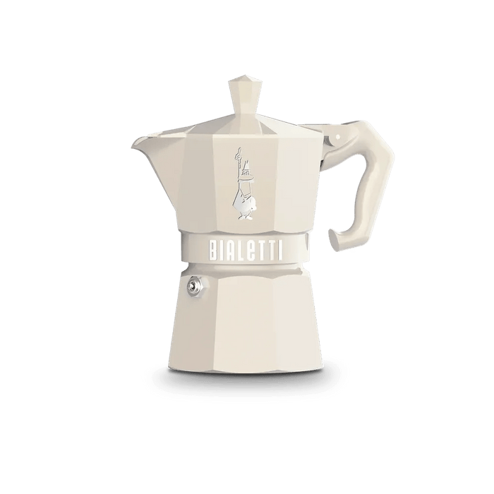 Bialetti Moka Express Exclusive (6 Cup) - Cream - Simmer and Slice