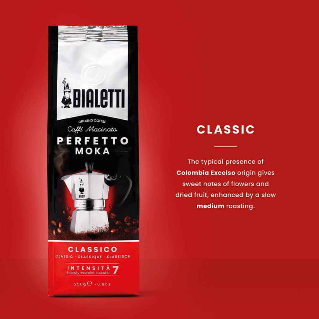 Bialetti - Perfetto Moka Ground Coffee: Intenso - Simmer and Slice