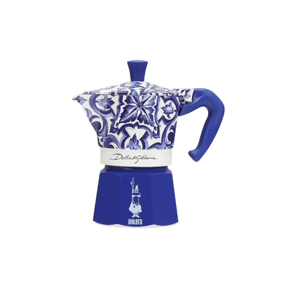 Bialetti X Dolce&Gabbana Blu Mediterraneo Moka Express (6 Cup) - Simmer and Slice