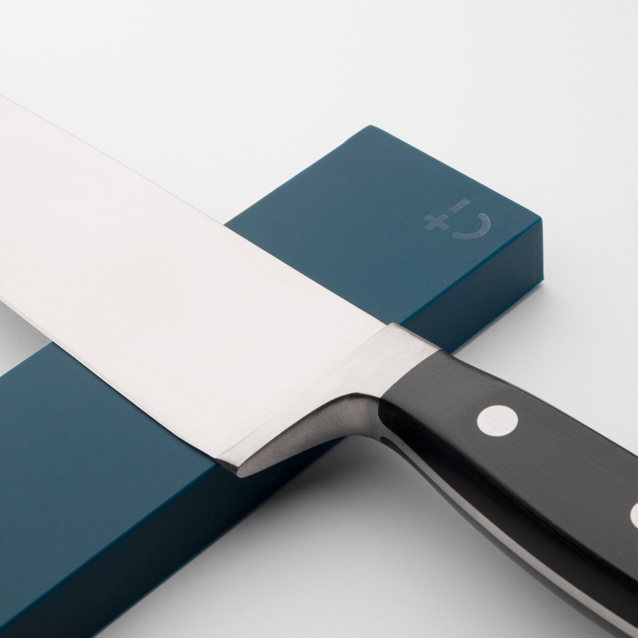 Bisbell Magnetic Knife Rack 40cm - Navy Blue Silicone - Simmer and Slice