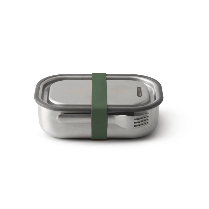 Black+Blum Lunch Box - Leak Proof Stainless Steel Lunch Box Large: Olive - Simmer and Slice