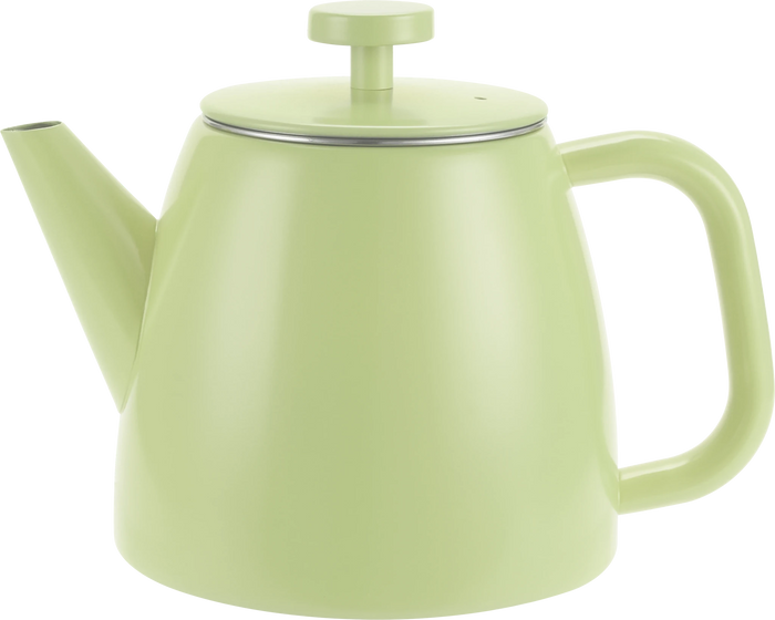 Cafe Ole Kelham Double Wall Teapot 600ml Green - Simmer and Slice