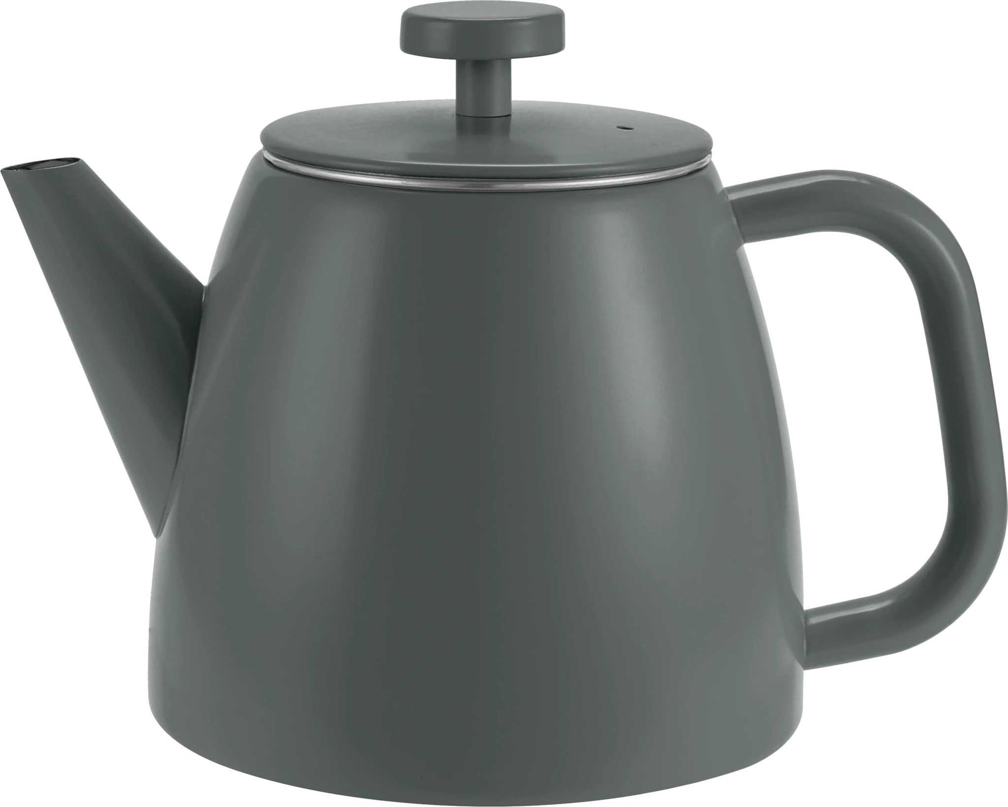 Cafe Ole Kelham Double Wall Teapot 600ml Grey - Simmer and Slice