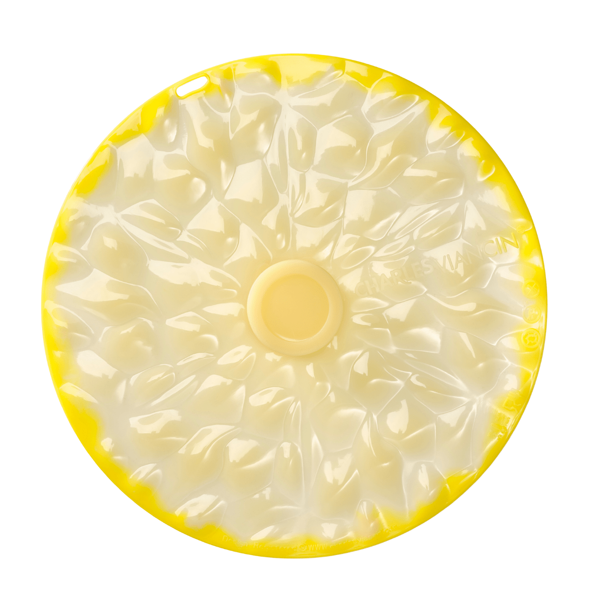 Charles Viancin Lemon Silicone Lid 23cm - Simmer and Slice