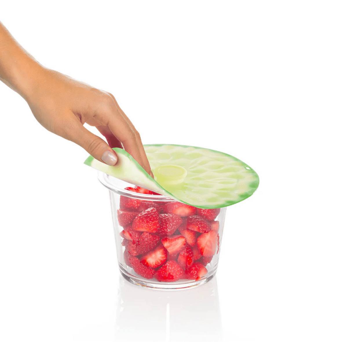 Charles Viancin Lime Silicone Lid 15cm - Simmer and Slice