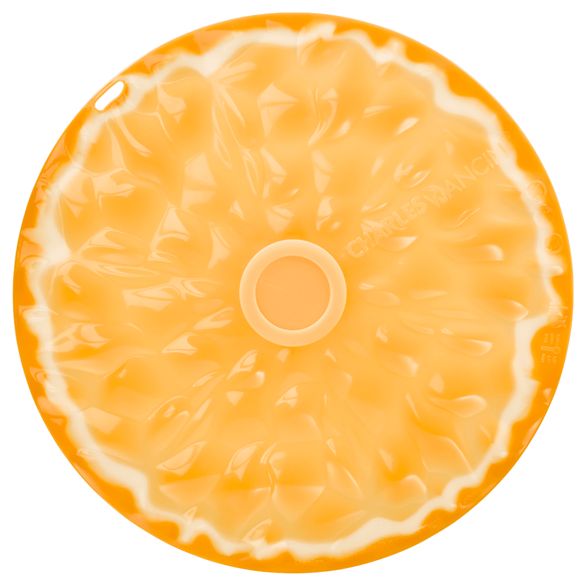 Charles Viancin Orange Silicone Lid 28cm - Simmer and Slice