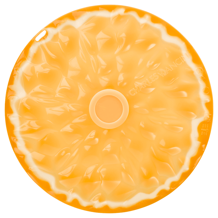 Charles Viancin Orange Silicone Lid 28cm - Simmer and Slice