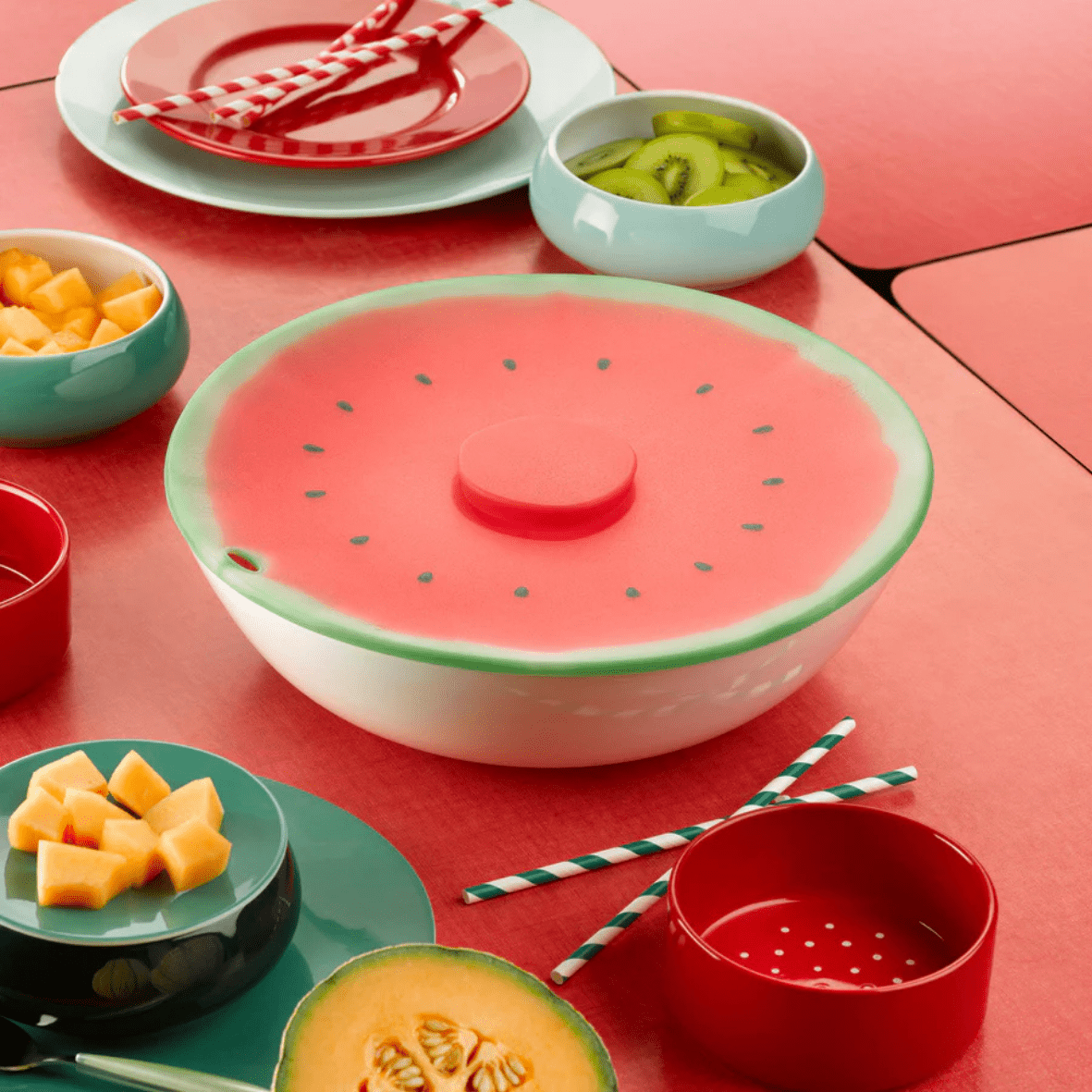 Charles Viancin Watermelon Silicone Lid 28cm - Simmer and Slice