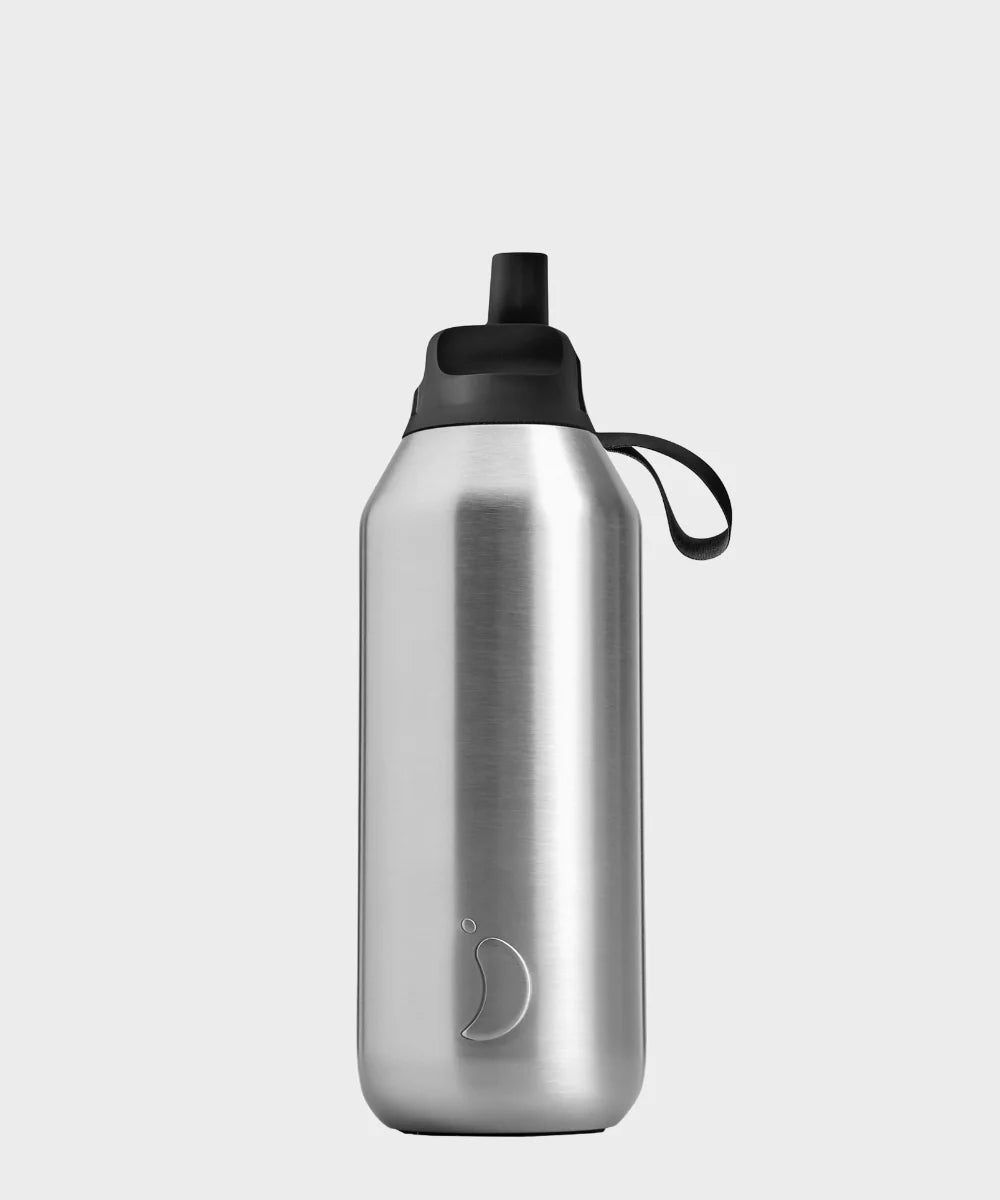 Chilly's Series 2 500ml Flip Bottle Stainless Steel - Simmer and Slice