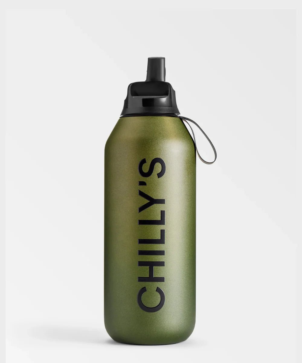 Chillys Series 2 500Ml Flip Bottle,Ombre Moss - Simmer and Slice