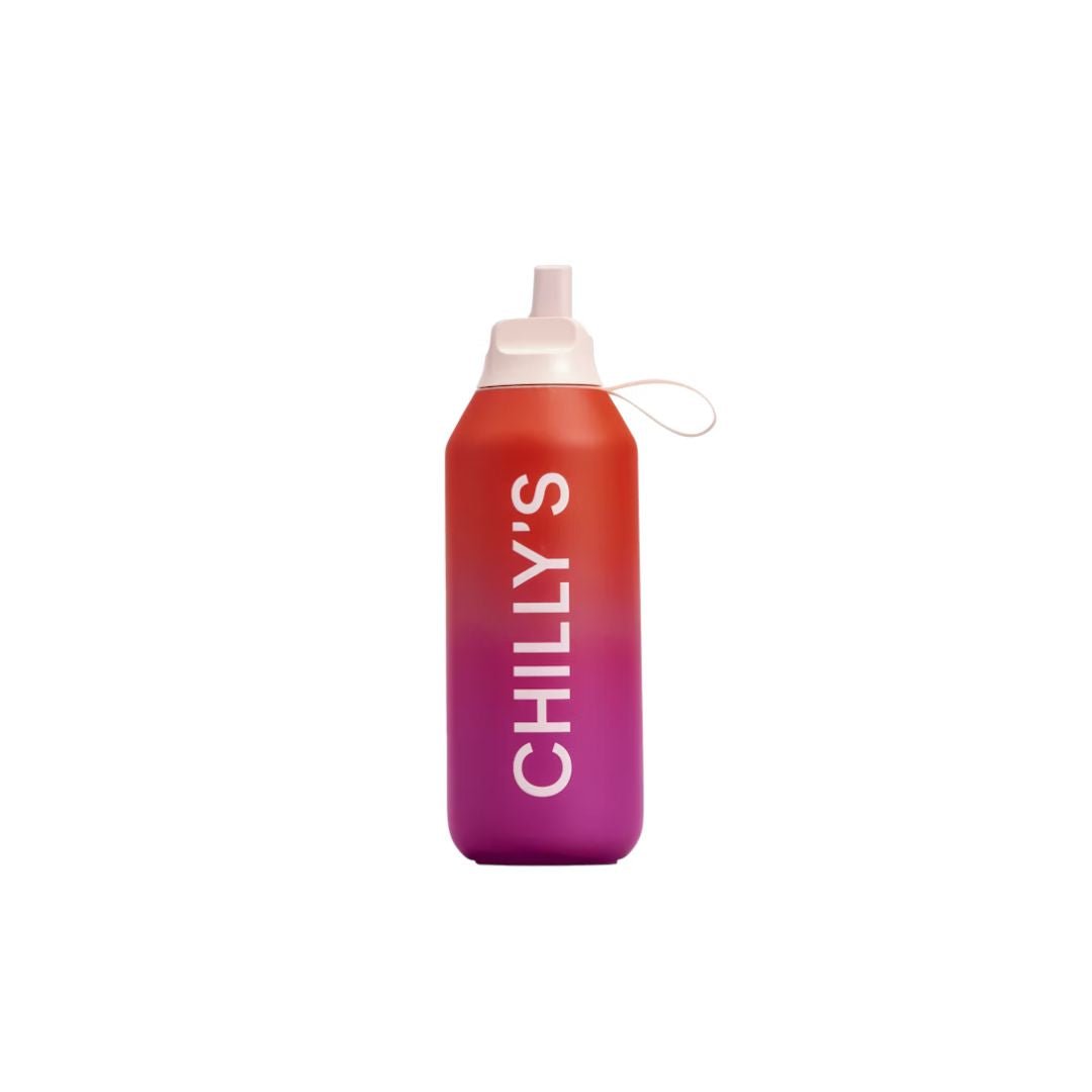 Chilly's Series 2 Flip Bottle 500ml Ombre Endless Horizon - Simmer and Slice