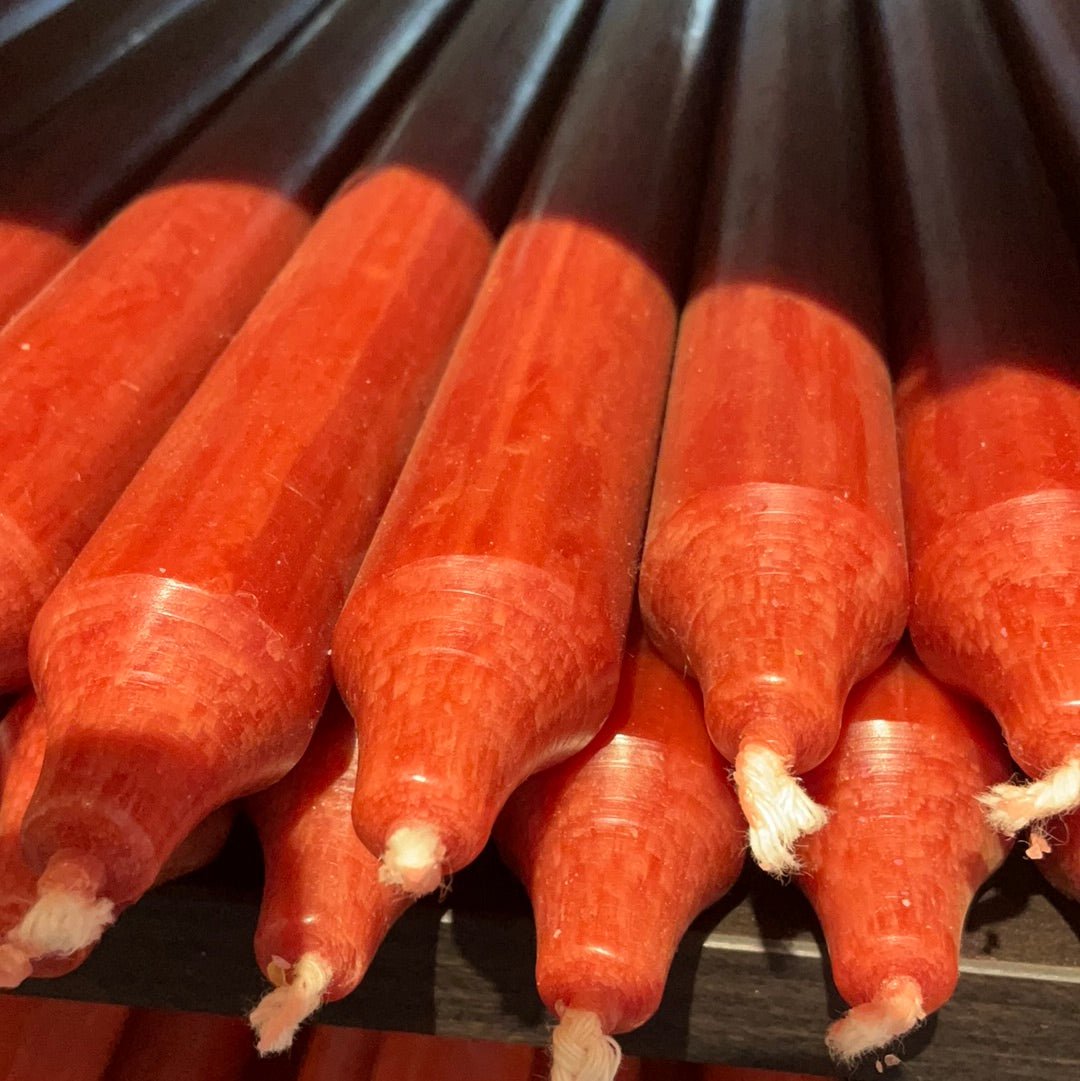 Cidex Rustic 2.2 X 29cm Candle - Autumn Red - Simmer and Slice