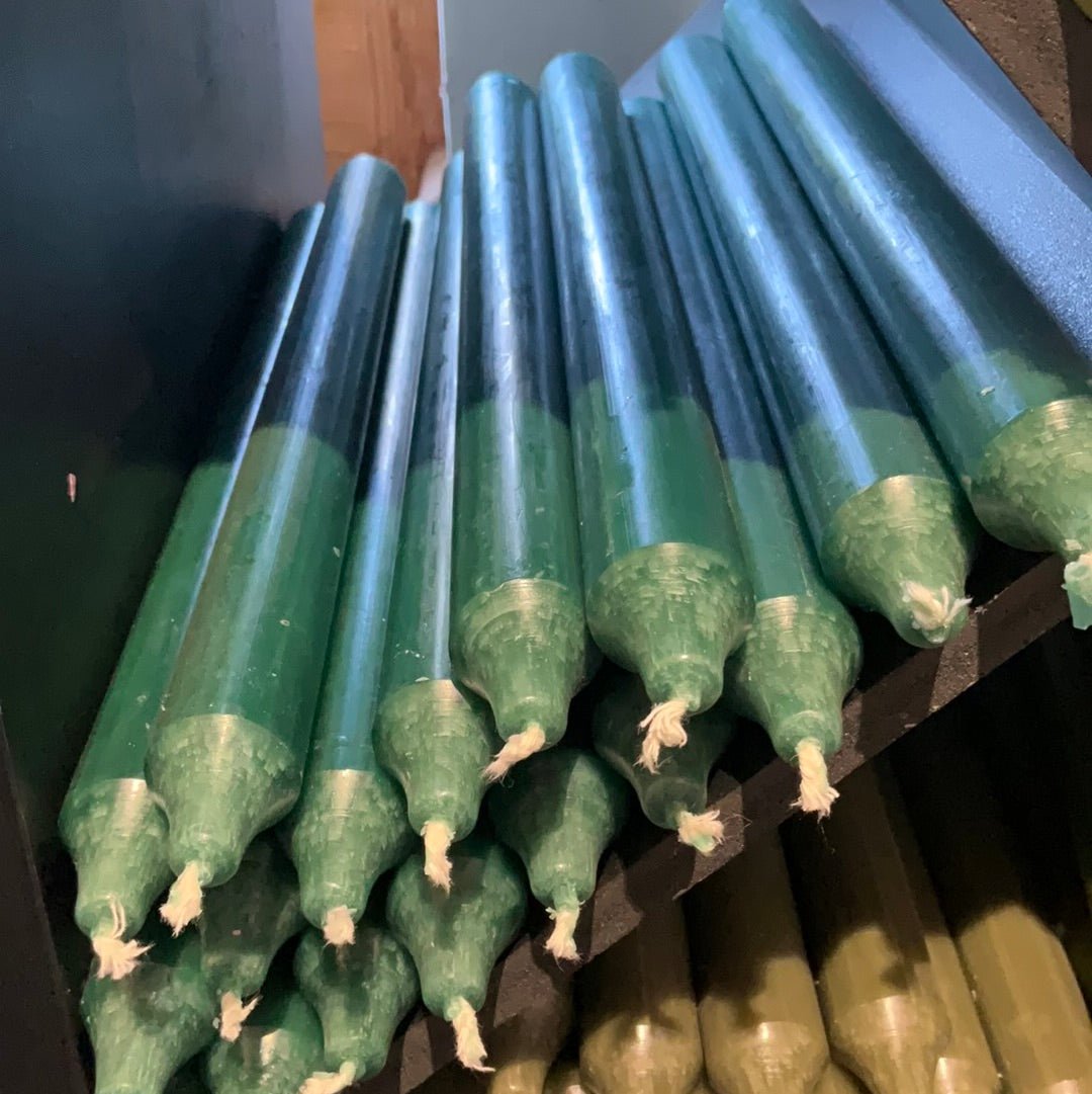 Cidex Rustic 2.2 X 29cm Candle - Dark Green - Simmer and Slice