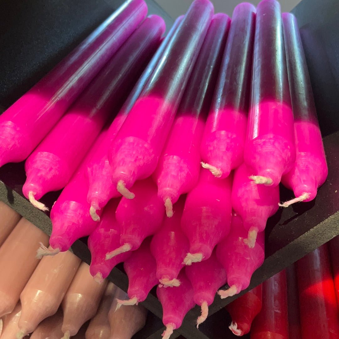 Cidex Rustic 2.2 X 29cm Candle - Hot Pink - Simmer and Slice