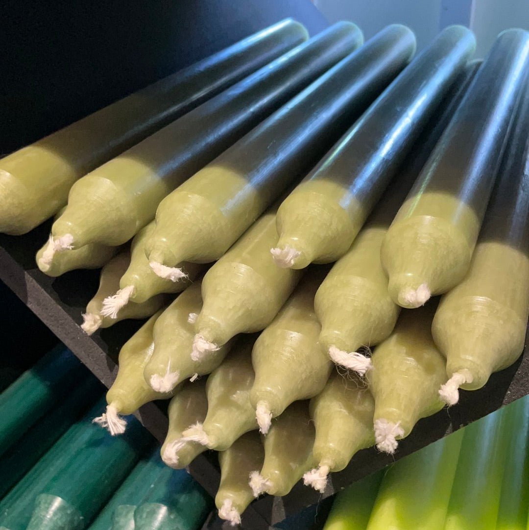 Cidex Rustic 2.2 X 29cm - Candle - Moss Green - Simmer and Slice