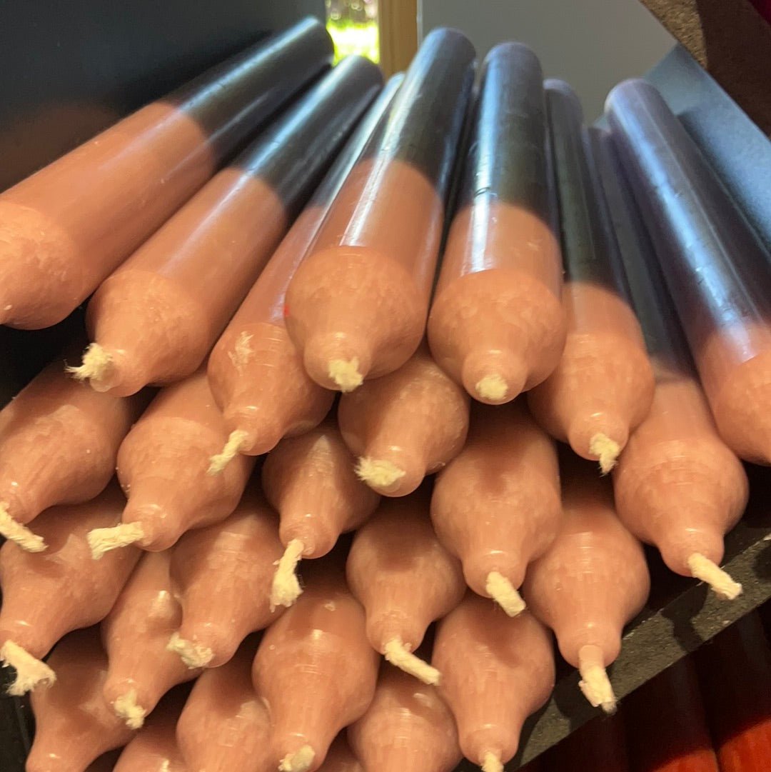 Cidex Rustic 2.2 X 29cm Candle - Old Rose - Simmer and Slice