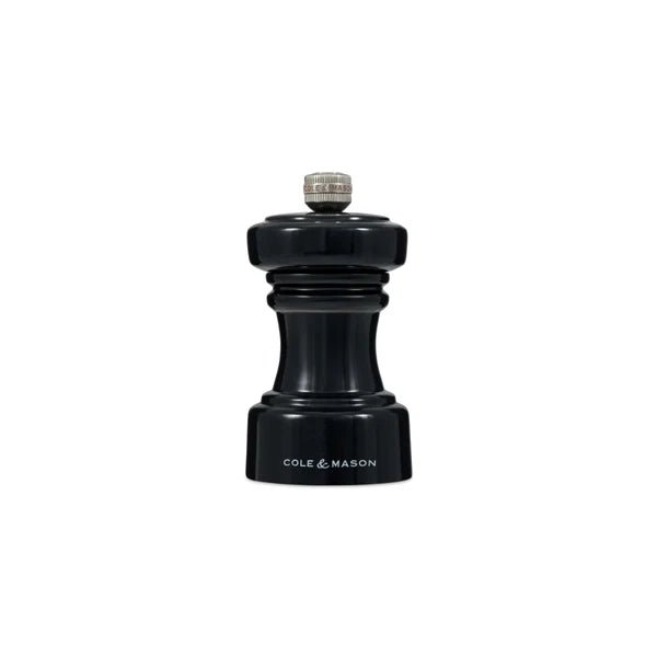 Cole & Mason Hoxton 104mm/4inch Black Gloss Salt - Simmer and Slice
