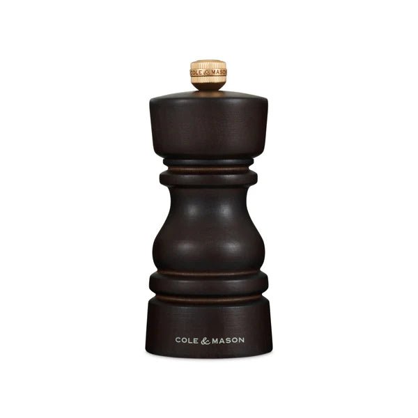Cole & Mason London 130mm/5Inch Dark Chocolate Salt Mill - Simmer and Slice