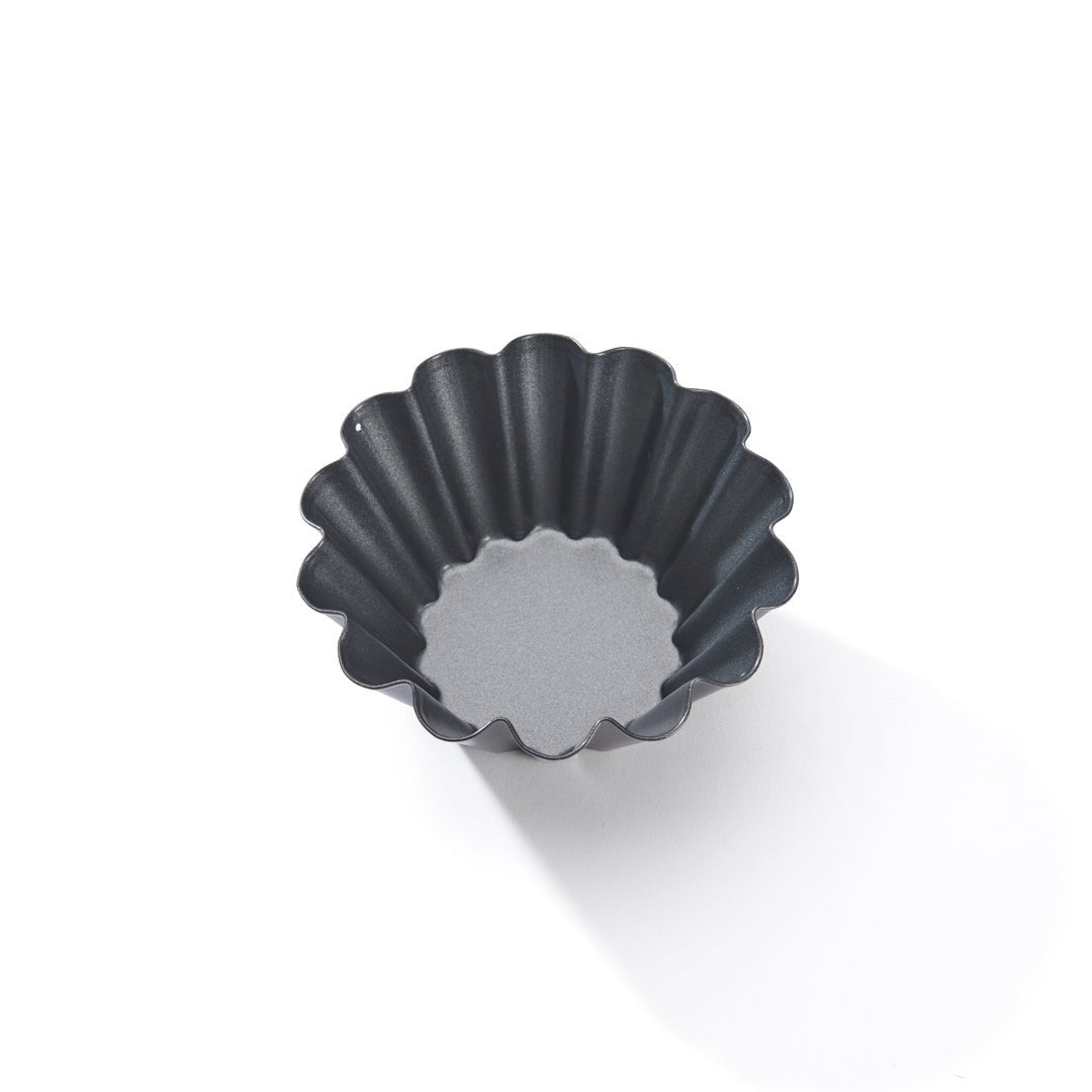 De Buyer Fluted 10cm Mini Brioche Mould - Simmer and Slice