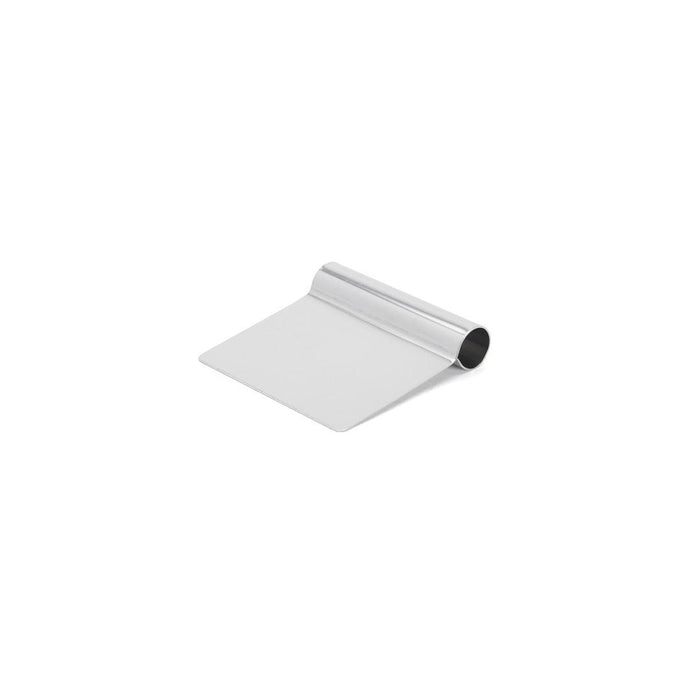 De Buyer Stainless Steel 12cm Straight Dough Scraper - Simmer and Slice