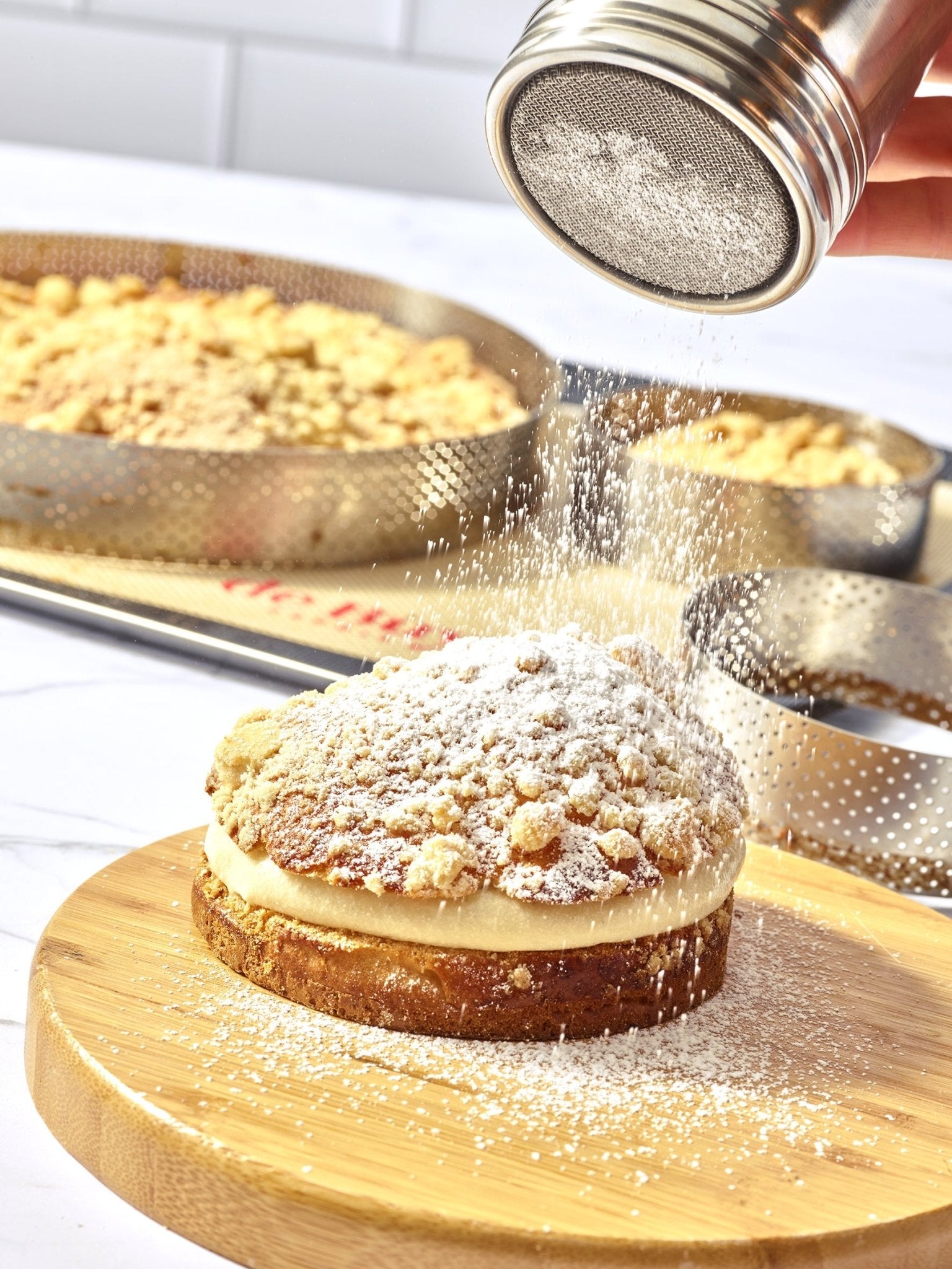 De Buyer Stainless Steel 13cm Dredger with Metal Mesh - Simmer and Slice