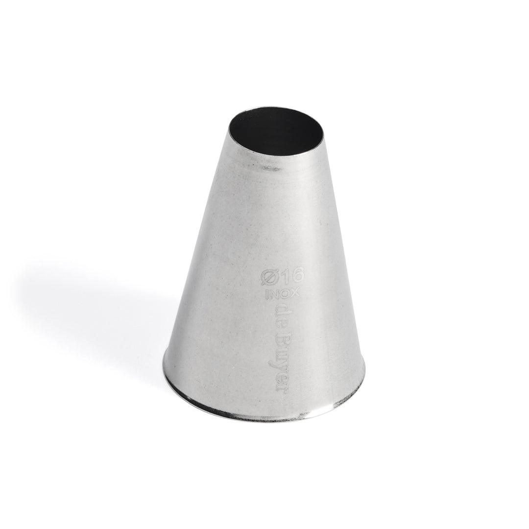 De Buyer Stainless Steel 16mm Plain Nozzle - Simmer and Slice