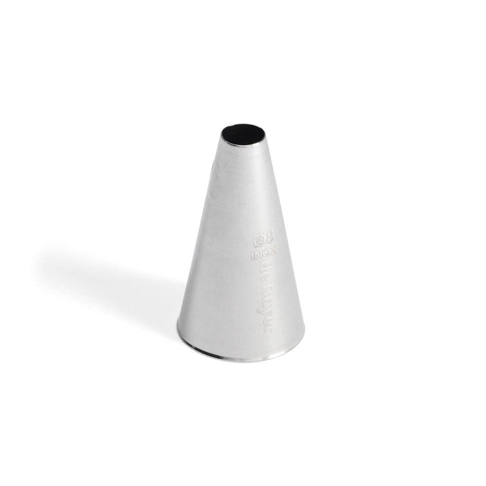 De Buyer Stainless Steel 8mm Plain Nozzle - Simmer and Slice