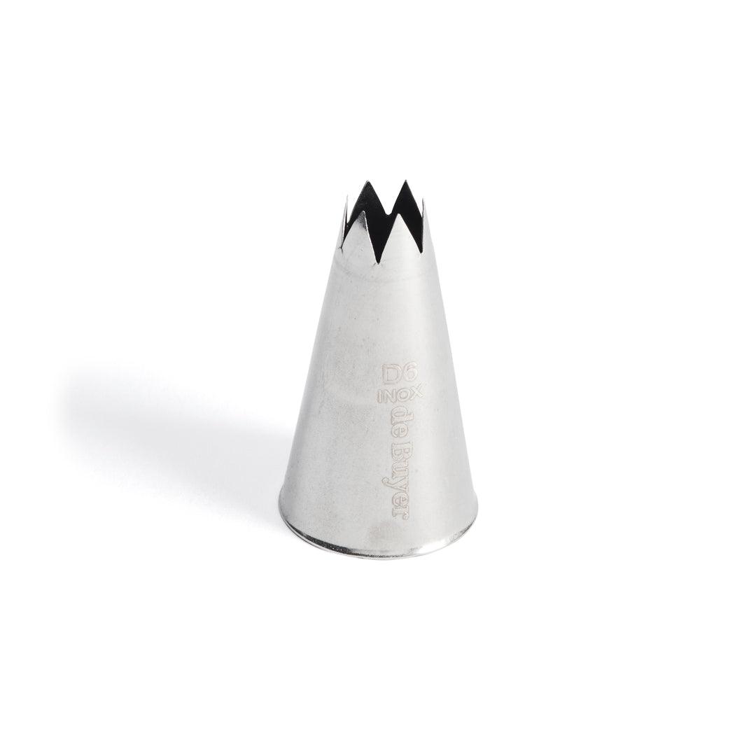 De Buyer Stainless Steel Star Nozzle (D6) - HAUSwares