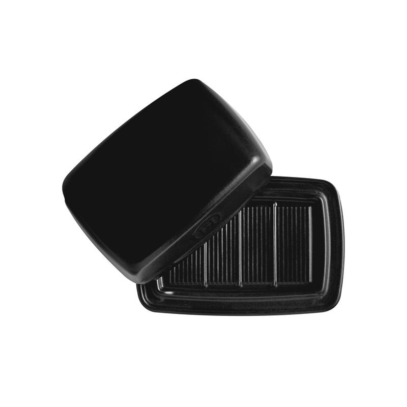 Emile Henry Butter Dish - Black Truffle - Simmer and Slice
